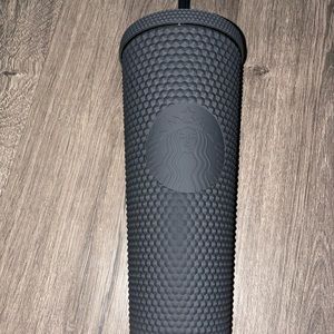 Black Matte Studded Starbucks Cup